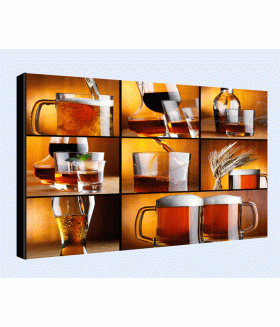 Tablou canvas Beer collage